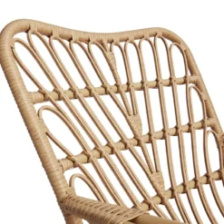Found & Fable Tahiti Wicker Outdoor Lounge Chair -Accent Aura Furniture Store found fable tahiti wicker outdoor lounge chair 2