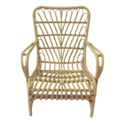 Found & Fable Tahiti Wicker Outdoor Lounge Chair -Accent Aura Furniture Store found fable tahiti wicker outdoor lounge chair 4