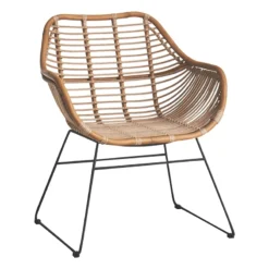 Found & Fable Wates All-Weather Natural Wicker Outdoor Chair