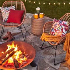 Found & Fable Wates All-Weather Natural Wicker Outdoor Chair -Accent Aura Furniture Store found fable wates all weather natural wicker outdoor chair 7