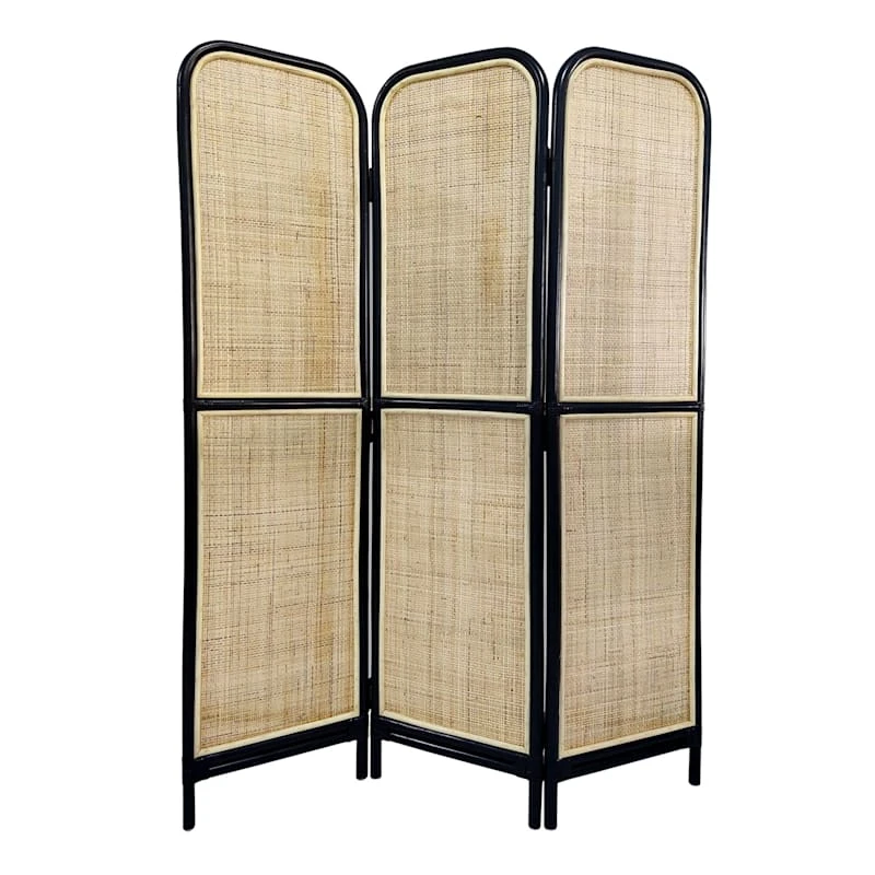 Found & Fable Zola Rattan Room Divider 1 Found & Fable Zola Rattan Room Divider