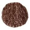 Fuzzy Papasan Cushion, Chocolate