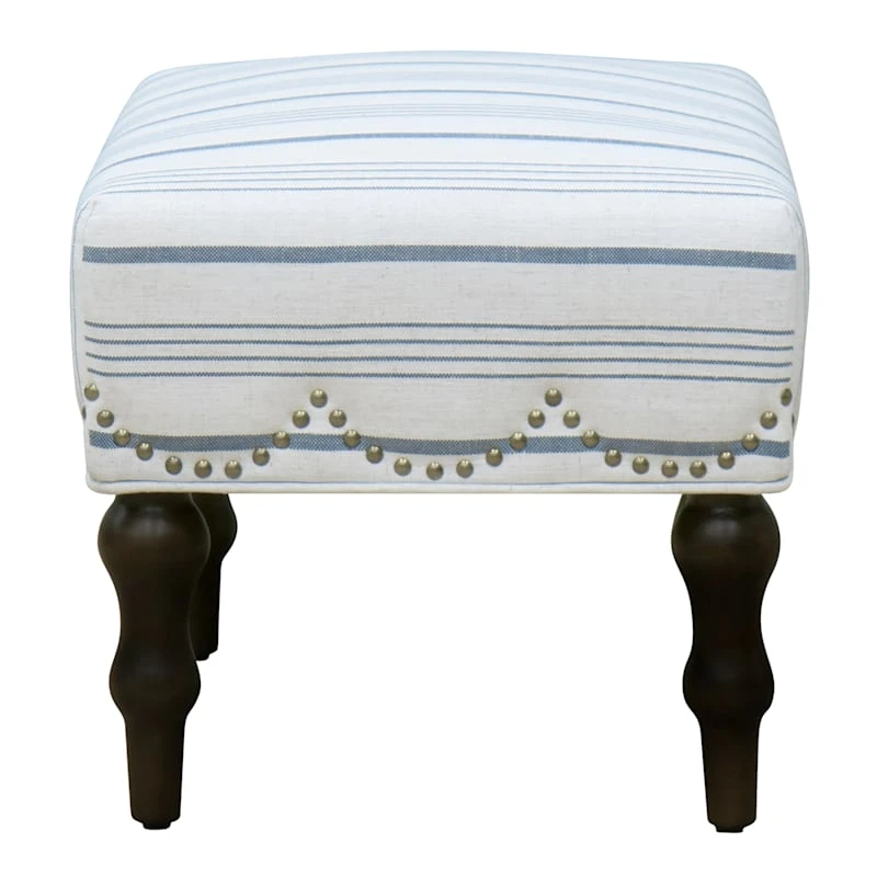 Grace Mitchell Olivia Scalloped Ottoman 2 Grace Mitchell Olivia Scalloped Ottoman - Image 2