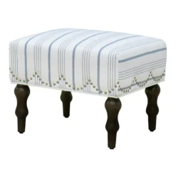 Grace Mitchell Olivia Scalloped Ottoman