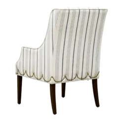 Grace Mitchell Olivia Striped Scalloped Armchair 7 Grace Mitchell Olivia Striped Scalloped Armchair -Accent Aura Furniture Store grace mitchell olivia striped scalloped armchair 2