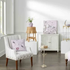 Grace Mitchell Olivia Striped Scalloped Armchair 9 Grace Mitchell Olivia Striped Scalloped Armchair -Accent Aura Furniture Store grace mitchell olivia striped scalloped armchair 4