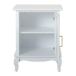 Grace Mitchell Scarlett White 1-Door Cabinet -Accent Aura Furniture Store grace mitchell scarlett white 1 door cabinet 2