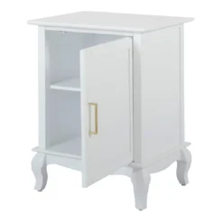 Grace Mitchell Scarlett White 1-Door Cabinet -Accent Aura Furniture Store grace mitchell scarlett white 1 door cabinet 3