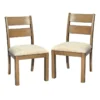 Honeybloom 2-Pack Porter Wood-Back Dining Chair