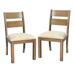 Honeybloom 2-Pack Porter Wood-Back Dining Chair