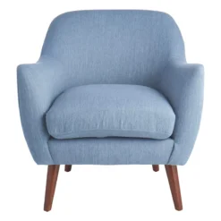 Honeybloom Braxton Blue Armchair -Accent Aura Furniture Store honeybloom braxton blue armchair 2