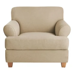 Honeybloom Brooke Armchair, Tan -Accent Aura Furniture Store honeybloom brooke armchair tan 2