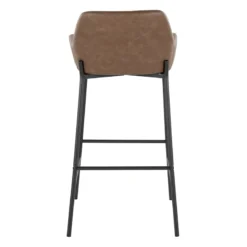 Honeybloom Destin Barstool, Brown -Accent Aura Furniture Store honeybloom destin barstool brown 4