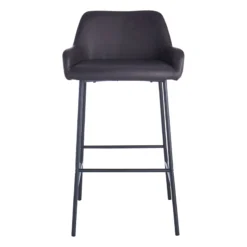 Honeybloom Destin Barstool, Dark Brown -Accent Aura Furniture Store honeybloom destin barstool dark brown 2