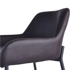 Honeybloom Destin Barstool, Dark Brown -Accent Aura Furniture Store honeybloom destin barstool dark brown 3