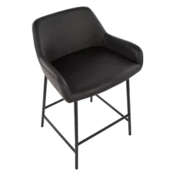 Honeybloom Destin Counter Stool, Dark Brown -Accent Aura Furniture Store honeybloom destin counter stool dark brown 5