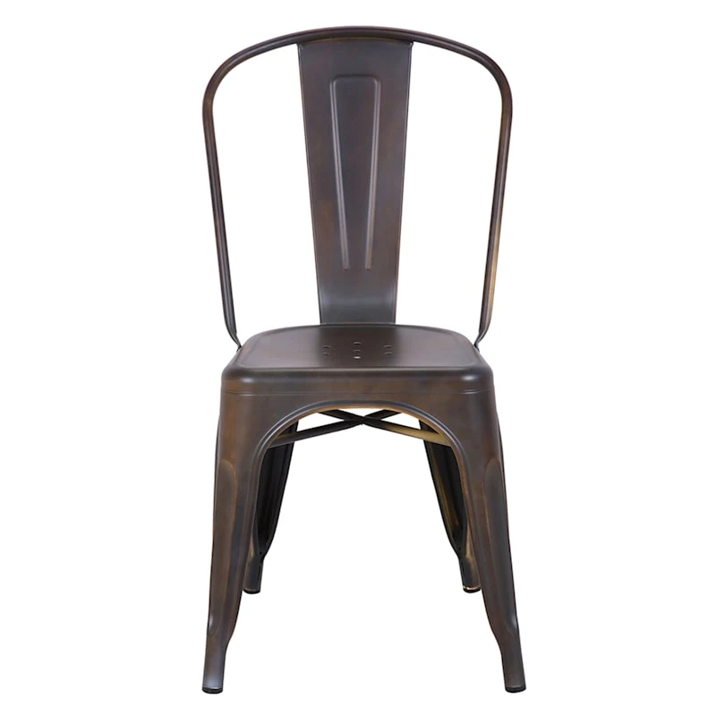 Honeybloom Idris Bronze Metal Dining Chair 2 Honeybloom Idris Bronze Metal Dining Chair - Image 2
