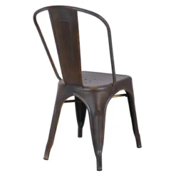 Honeybloom Idris Bronze Metal Dining Chair 8 Honeybloom Idris Bronze Metal Dining Chair -Accent Aura Furniture Store honeybloom idris bronze metal dining chair 3