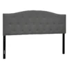 Honeybloom Kane Grey Tufted Headboard, King