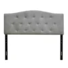 Honeybloom Kane Grey Tufted Headboard, Queen