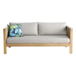 Honeybloom Park City Blonde Acacia Wood Outdoor Sofa 12 Honeybloom Park City Blonde Acacia Wood Outdoor Sofa -Accent Aura Furniture Store honeybloom park city blonde acacia wood outdoor sofa 2
