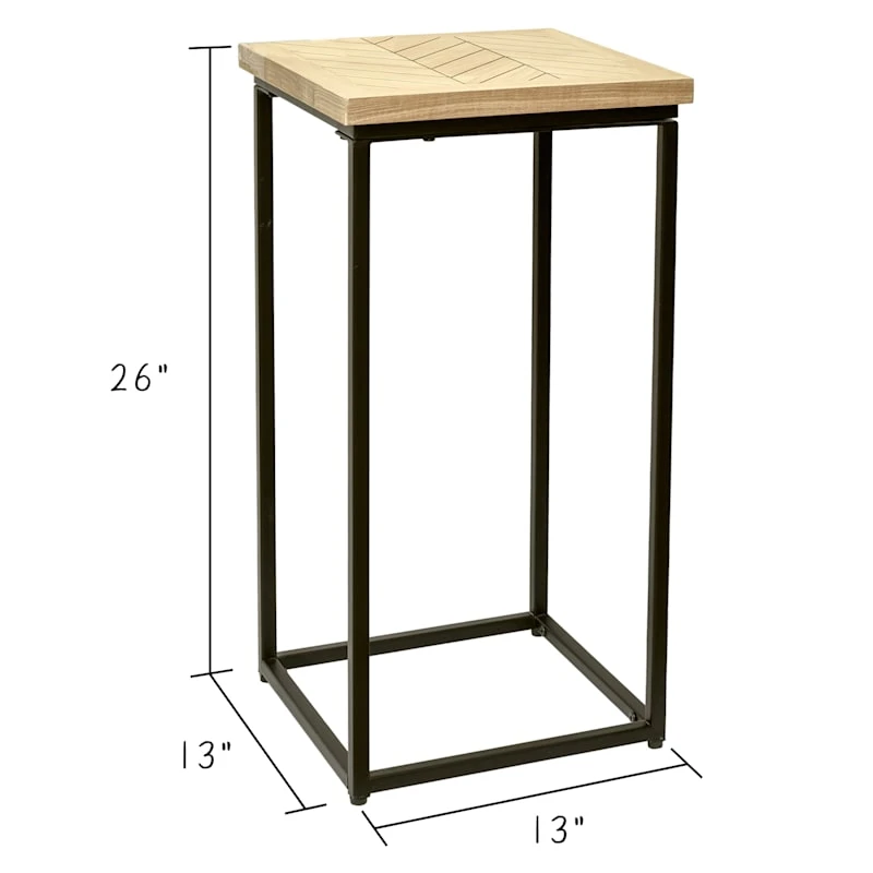 Honeybloom Parquet Wood Accent Table 4 Honeybloom Parquet Wood Accent Table - Image 4