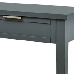 Honeybloom Redmond 2-Drawer Console Table, Grey -Accent Aura Furniture Store honeybloom redmond 2 drawer console table grey 3