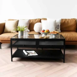 Honeybloom Sage Frost Coffee Table -Accent Aura Furniture Store honeybloom sage frost coffee table 5