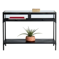 Honeybloom Sage Frost Console Table -Accent Aura Furniture Store honeybloom sage frost console table 2