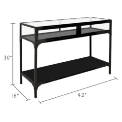 Honeybloom Sage Frost Console Table -Accent Aura Furniture Store honeybloom sage frost console table 3