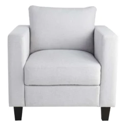 Honeybloom Stone Light Grey Armchair -Accent Aura Furniture Store honeybloom stone light grey armchair 2