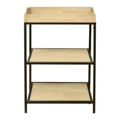 Honeybloom Troy White Oak Shelf -Accent Aura Furniture Store honeybloom troy white oak shelf 1