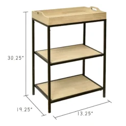 Honeybloom Troy White Oak Shelf -Accent Aura Furniture Store honeybloom troy white oak shelf 3