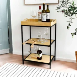 Honeybloom Troy White Oak Shelf -Accent Aura Furniture Store honeybloom troy white oak shelf 5