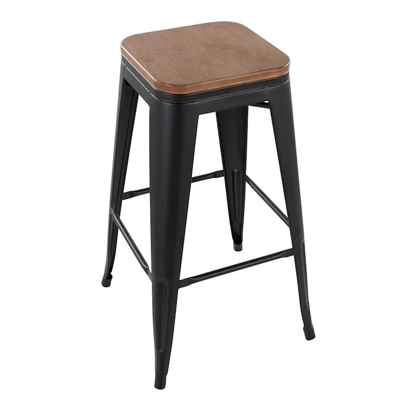 Honeybloom Westfield Barstool, Black 4 Honeybloom Westfield Barstool, Black - Image 4