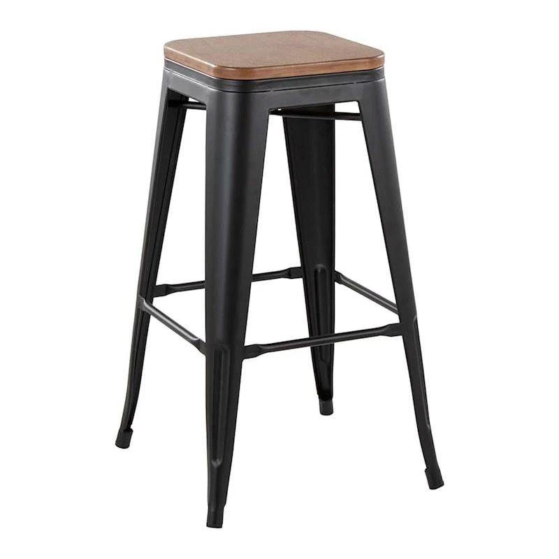 Honeybloom Westfield Barstool, Black 1 Honeybloom Westfield Barstool, Black