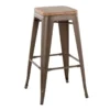 Honeybloom Westfield Barstool, Bronze