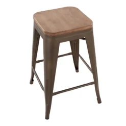 Honeybloom Westfield Counter Stool, Bronze -Accent Aura Furniture Store honeybloom westfield counter stool bronze 3