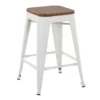 Honeybloom Westfield Counter Stool, White