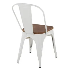 Honeybloom Westfield Dining Chair, White -Accent Aura Furniture Store honeybloom westfield dining chair white 2