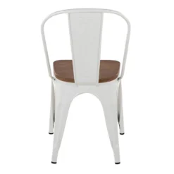 Honeybloom Westfield Dining Chair, White -Accent Aura Furniture Store honeybloom westfield dining chair white 3