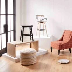 Honeybloom Whitley Swivel Barstool -Accent Aura Furniture Store honeybloom whitley swivel barstool 10