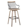 Honeybloom Whitley Swivel Barstool