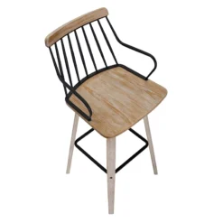 Honeybloom Whitley Swivel Barstool -Accent Aura Furniture Store honeybloom whitley swivel barstool 8