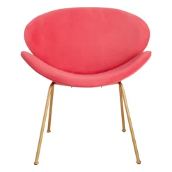 Jagger Chair, Bright Pink -Accent Aura Furniture Store jagger chair bright pink 2