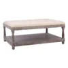 Jardan Tufted Ottoman Natural