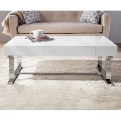Laila Ali Astrid White Coffee Table -Accent Aura Furniture Store laila ali astrid white coffee table 4