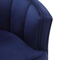 Laila Ali Avani Blue Velvet Accent Chair -Accent Aura Furniture Store laila ali avani blue velvet accent chair 6