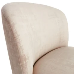 Laila Ali Caila Taupe Velvet Swivel Chair -Accent Aura Furniture Store laila ali caila taupe velvet swivel chair 4