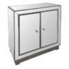 Laila Ali Modern Living 2-Door Mirrored Cabinet